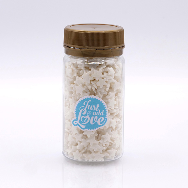 Mini Estrelas Brancas - 55g Mini Estrelas Brancas - 55g