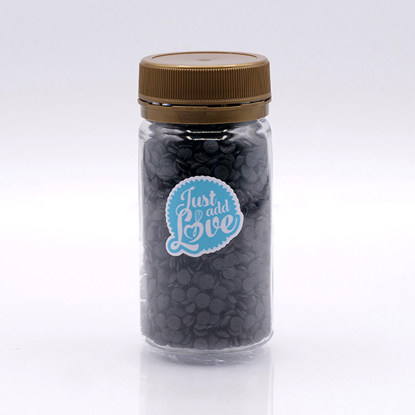 Confettis Preto - 55g Confettis Preto - 55g