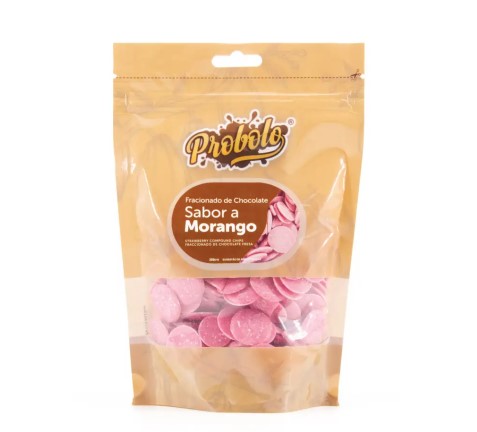 Chocolate Fracionado de Morango - 250g Chocolate Fracionado de Morango - 250g