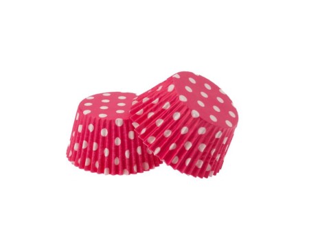 Forminhas de Brigadeiro Bolinhas Rosa - 90 Unidades