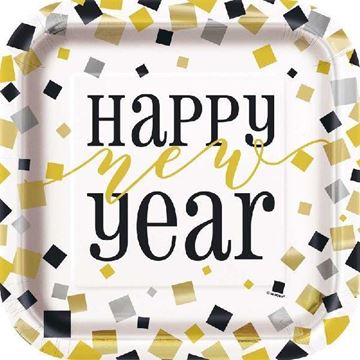 Pratos Grandes Happy New Year