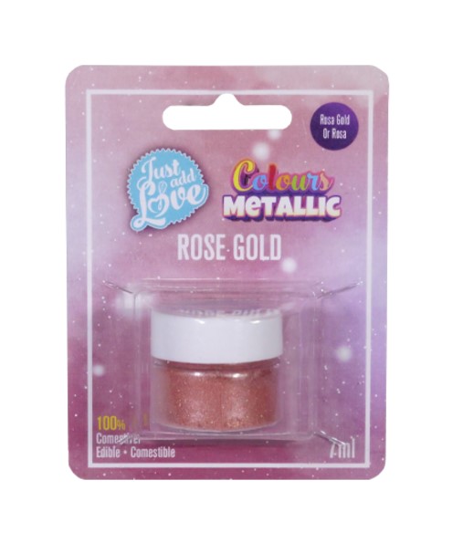 Corante em Pó Rose Gold Metalizado