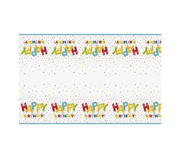 Toalha de Mesa Happy Birthday 