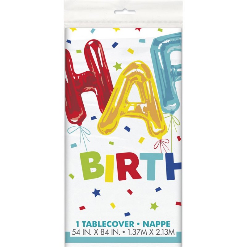 Toalha de Mesa Happy Birthday Toalha de Mesa Happy Birthday