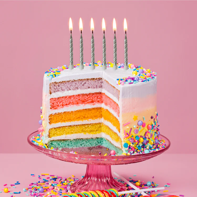 Velas Prata Metalizado Velas Prata Metalizado