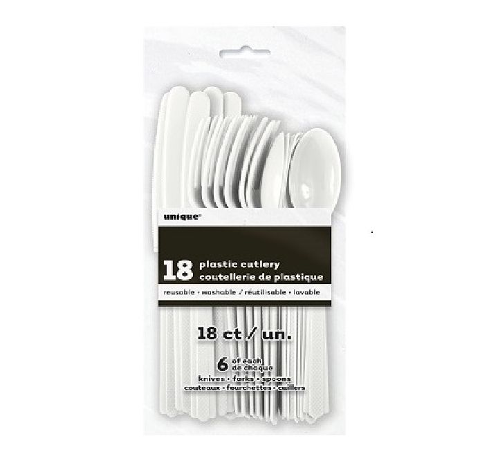 Talheres Branco - 18 Unidades Talheres Branco - 18 Unidades