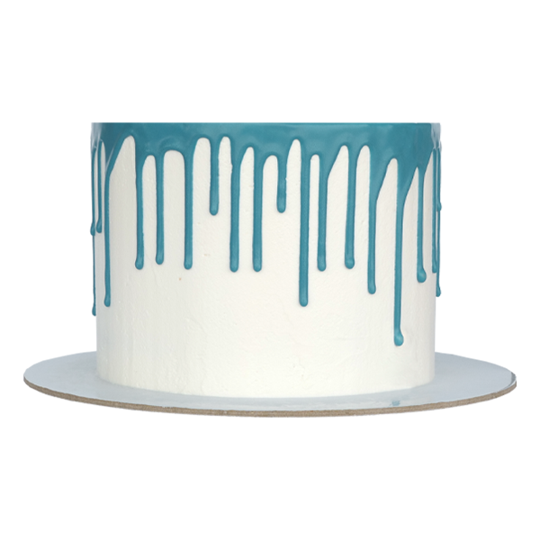 Cake Drip Azul Turquesa