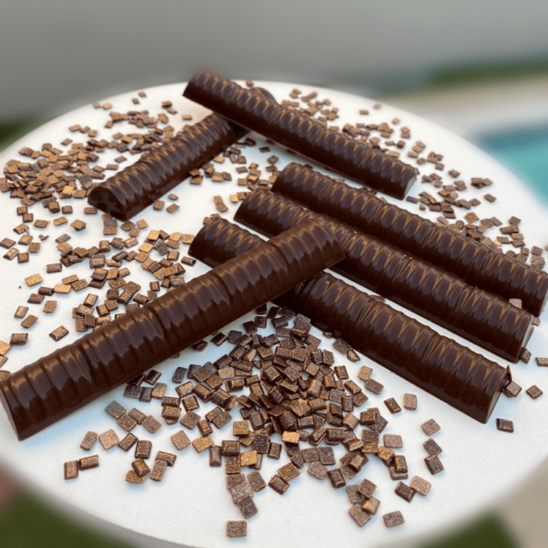 Forma Simples Barrinha Raiada (Tipo Twix)