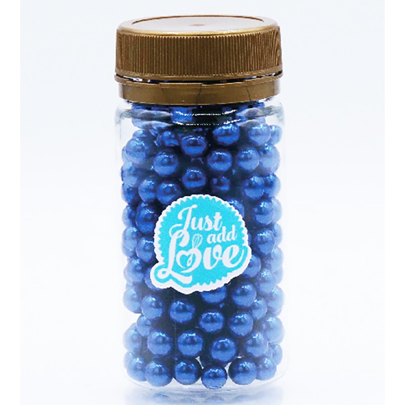 Pérolas Metalizadas Azul - 65g Pérolas Metalizadas Azul - 65g