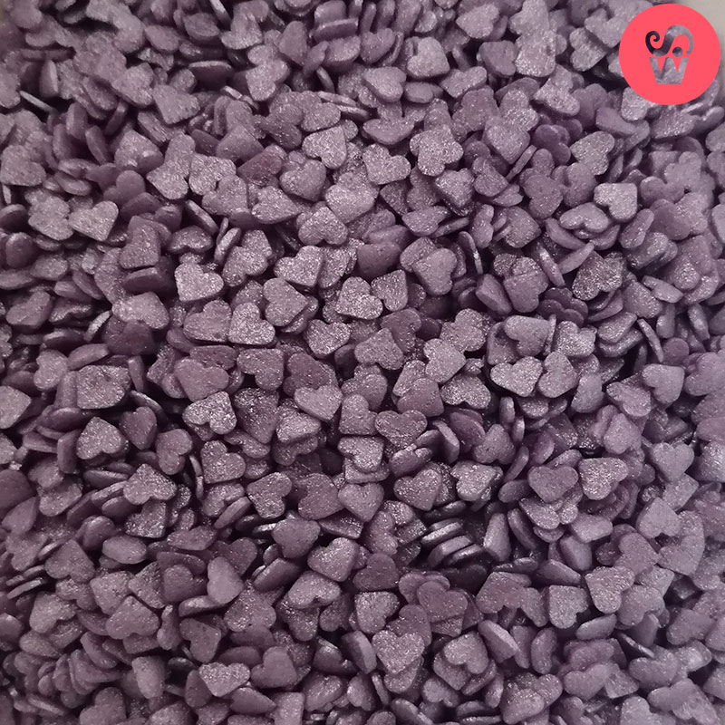 Sprinkles Mini Corações Violeta - 55g