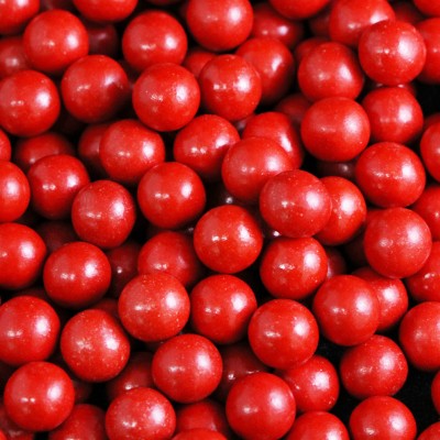 Pérolas de Chocolate Vermelho - 65g