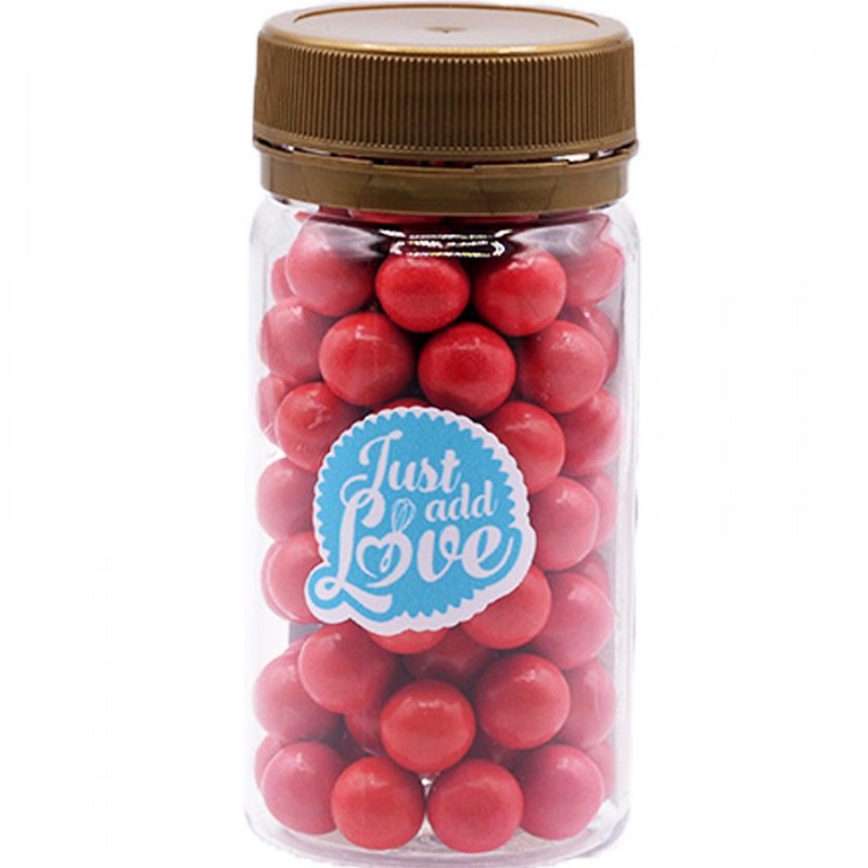 Pérolas de Chocolate Vermelho - 65g Pérolas de Chocolate Vermelho - 65g