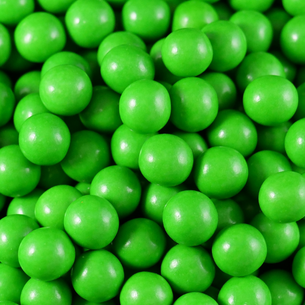 Pérolas de Chocolate Verde Escuro - 65g