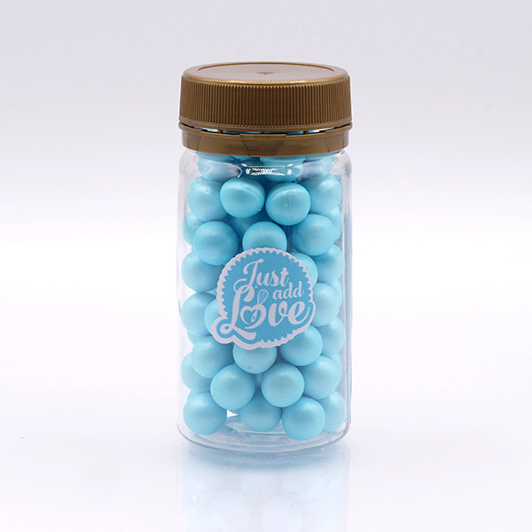 Pérolas de Chocolate Azul Claro - 65g Pérolas de Chocolate Azul Claro - 65g