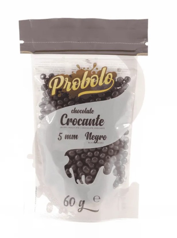 Pérolas Crocantes Chocolate Negro - 60g Pérolas Crocantes Chocolate Negro - 60g