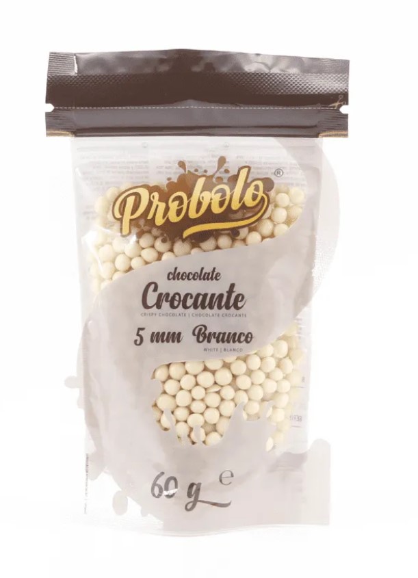 Pérolas Crocantes Chocolate Branco - 60g Pérolas Crocantes Chocolate Branco - 60g