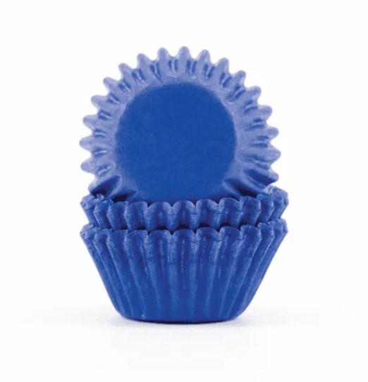 Forminhas de Brigadeiro Azul Escuro - 50 Unidades