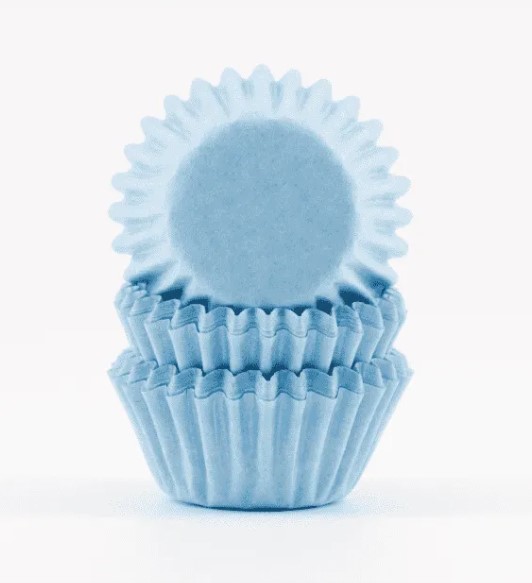 Forminhas de Brigadeiro Azul Claro - 50 Unidades
