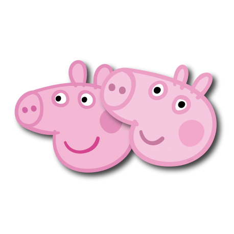 Máscaras Peppa Pig