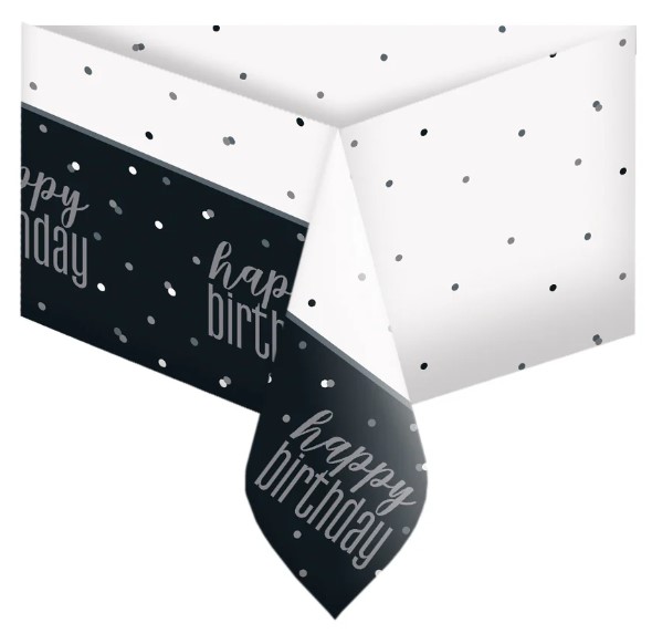 Kit de Festa Happy Birthday Preto Kit de Festa Happy Birthday Preto