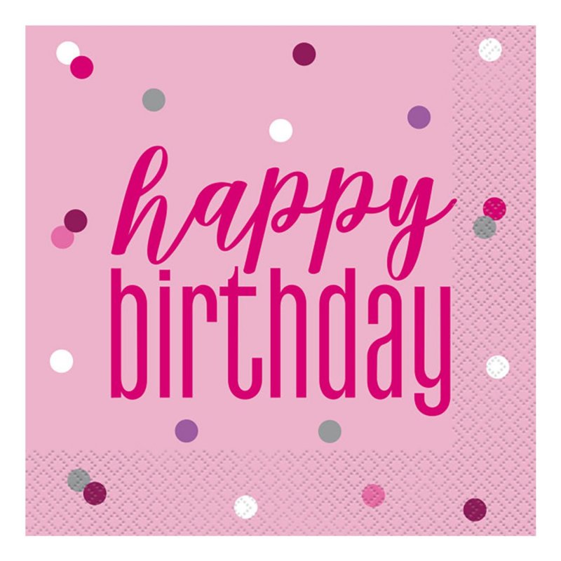 Kit de Festa Happy Birthday Rosa Kit de Festa Happy Birthday Rosa