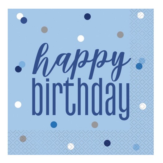 Kit de Festa Happy Birthday Azul Kit de Festa Happy Birthday Azul