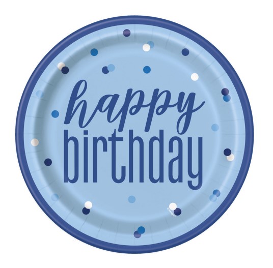 Kit de Festa Happy Birthday Azul Kit de Festa Happy Birthday Azul