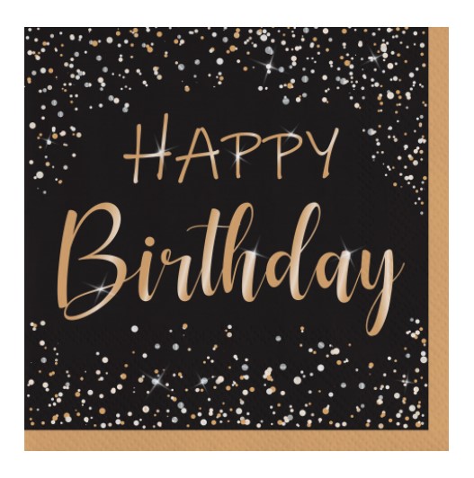Kit de Festa Happy Birthday Gold Kit de Festa Happy Birthday Gold