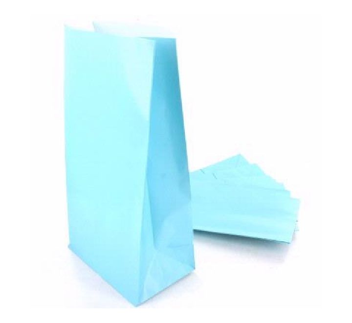 Sacos de Papel Azul Claro
