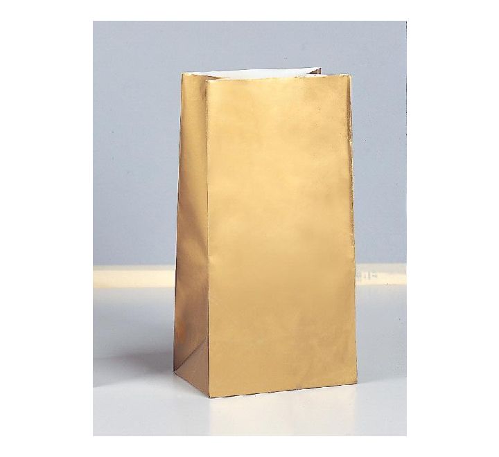 Sacos de Papel Dourado