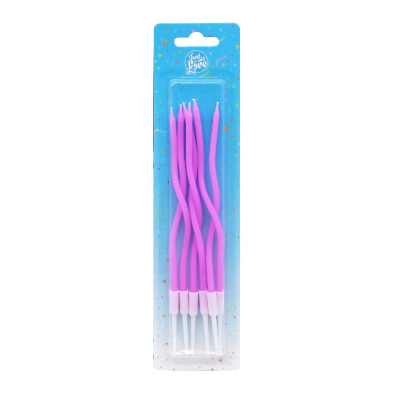 Velas Torcidas Rosa