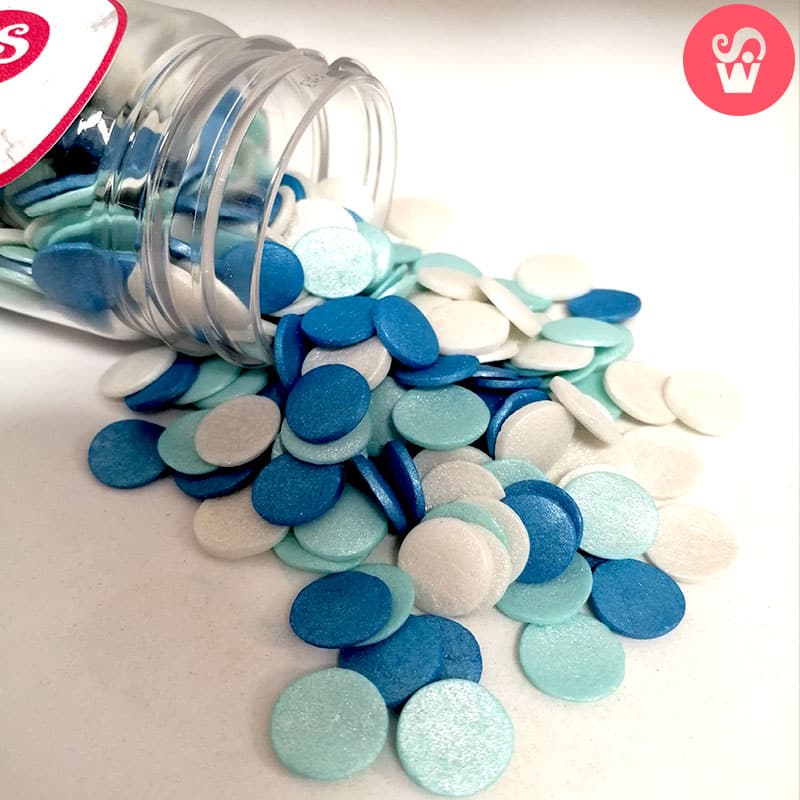 Mix Confettis Maxi Azul - 55g