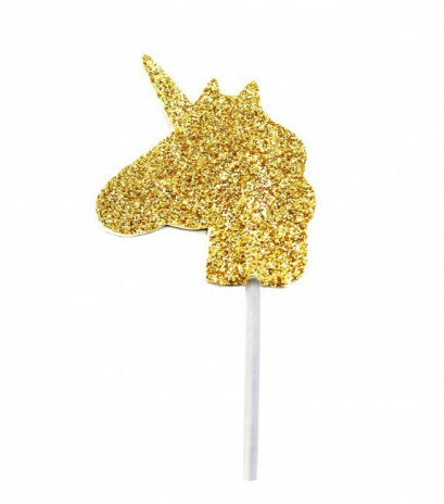 Picks Unicornio Dourado