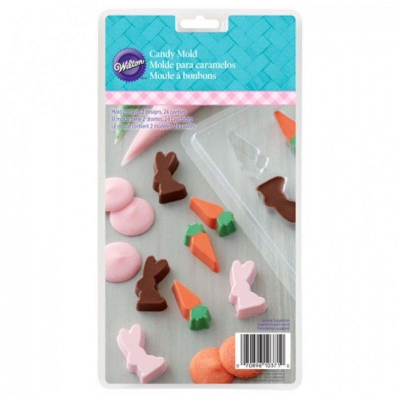 Molde Coelhos e Cenouras