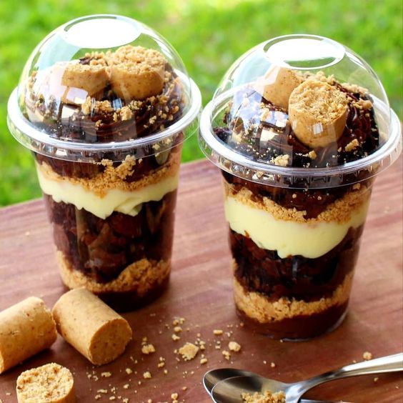 Copos Bolo no Pote 350ml - 10 Unidades