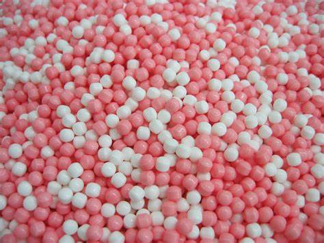 Pérolas Rosa e Branco - 75g 