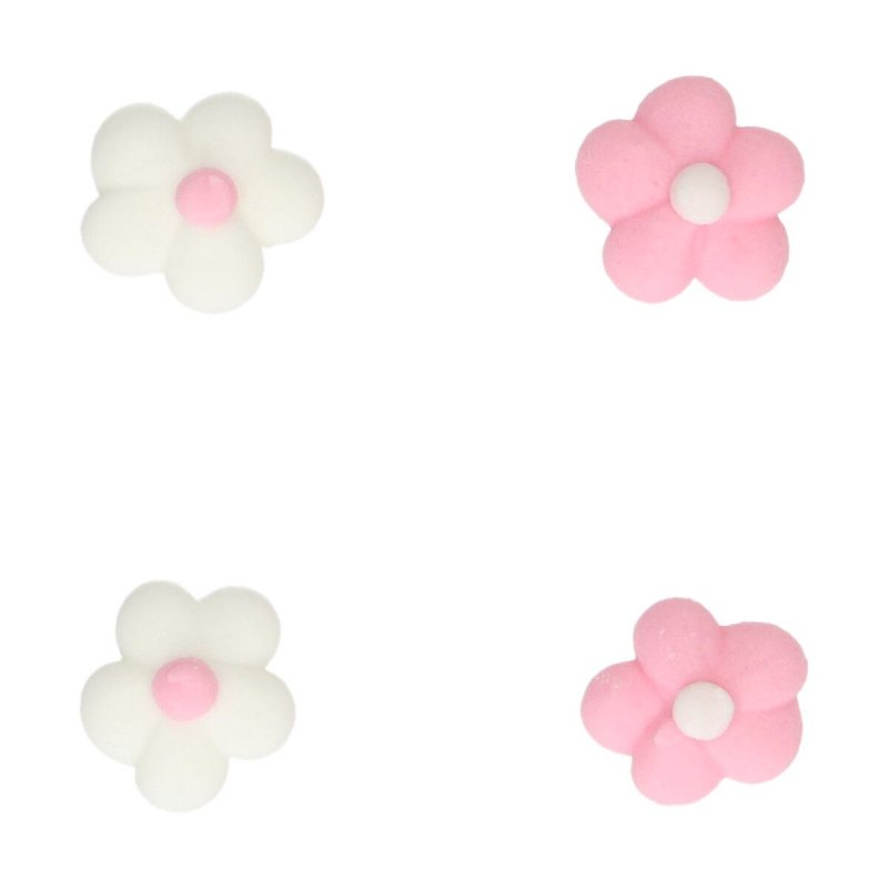 Mix Flores Branco e Rosa - 64 Unidades