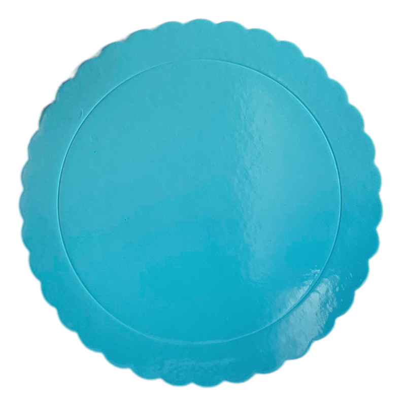 Base para Bolos Redonda Azul Bebé 35cm x 3mm