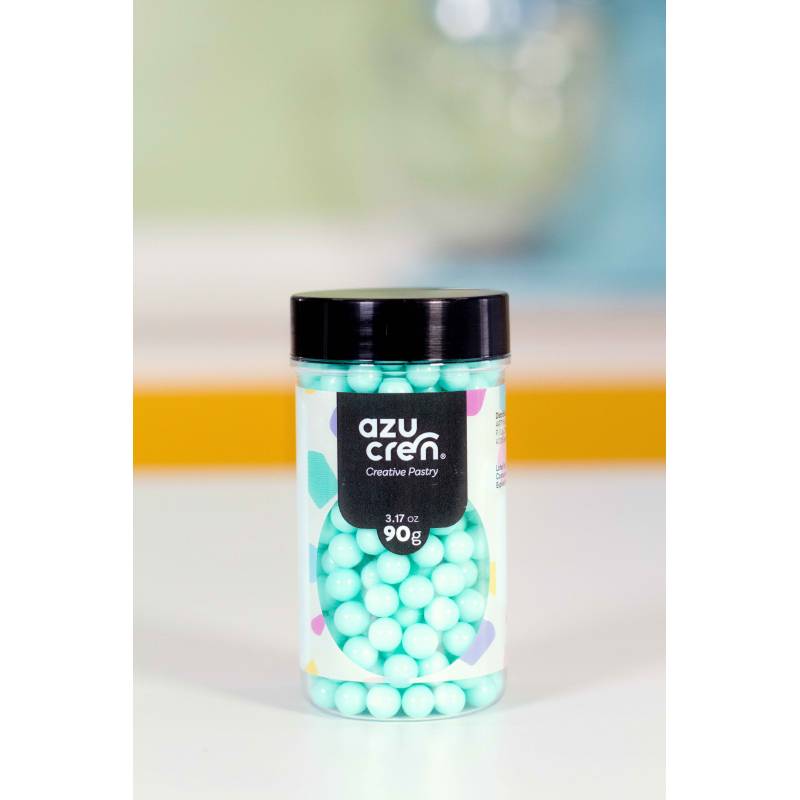 Pérolas Médias Azul Bebé - 90g Pérolas Médias Azul Bebé - 90g