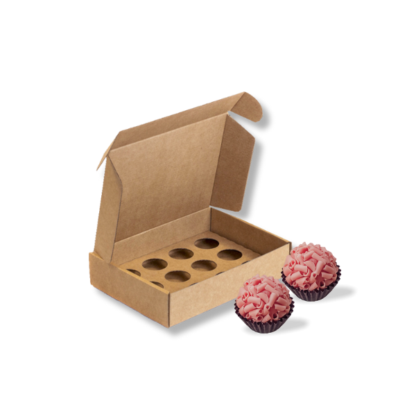 Caixa 12 Brigadeiros Kraft - 1 Unidade Caixa 12 Brigadeiros Kraft - 1 Unidade