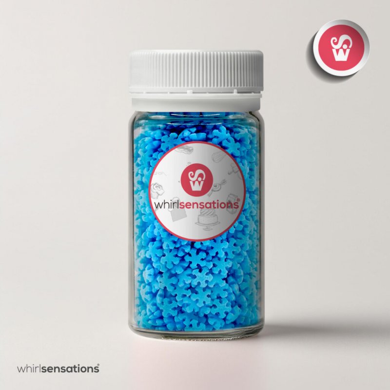 Sprinkles Mini Flocos de Neve Azul - 55g Sprinkles Mini Flocos de Neve Azul - 55g
