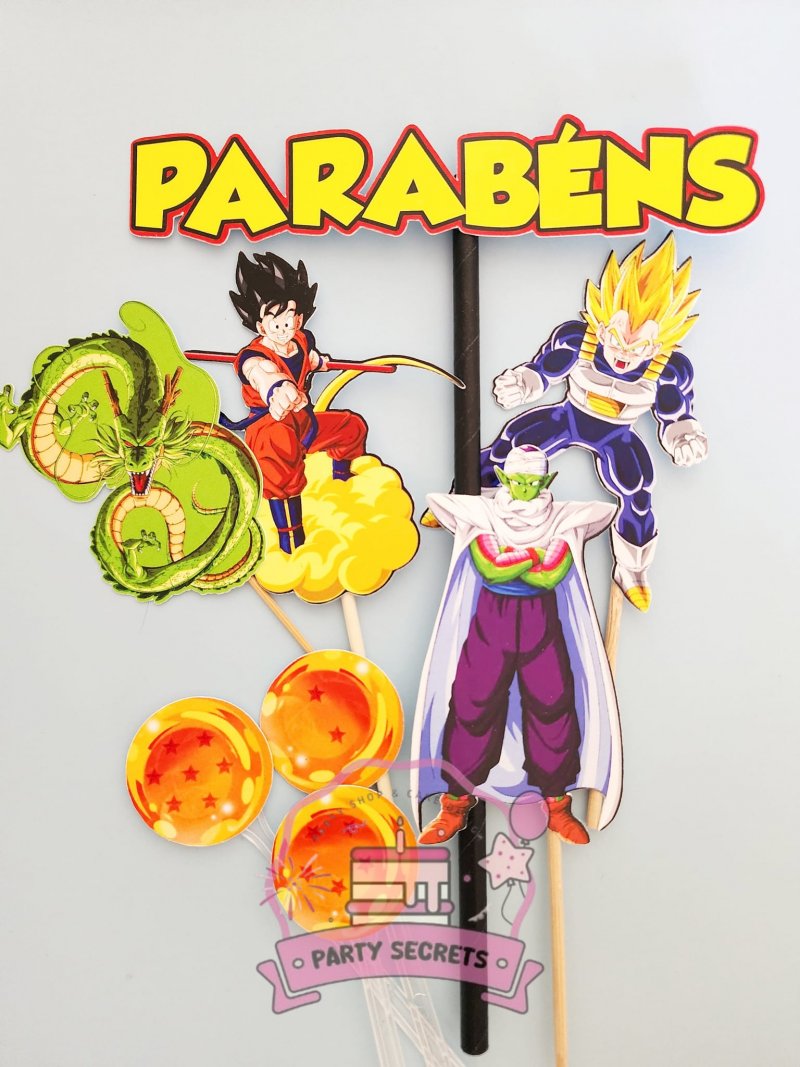 Topo de Bolo Dragon Ball