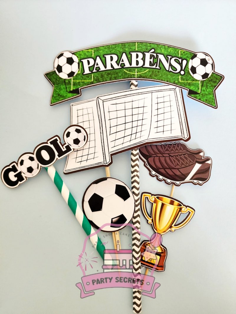 Topo de Bolo Futebol 2