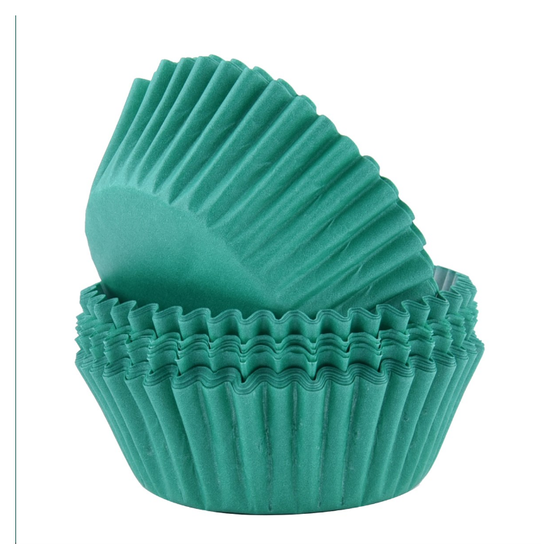 Formas Cupcake Verde Escuro
