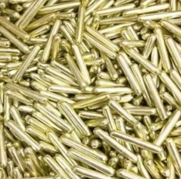 Bastonetes Metalizados Ouro - 75g