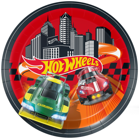 Pratos Grandes Hot Wheels