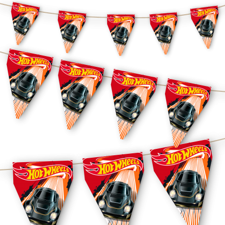 Bandeirolas Hot Wheels
