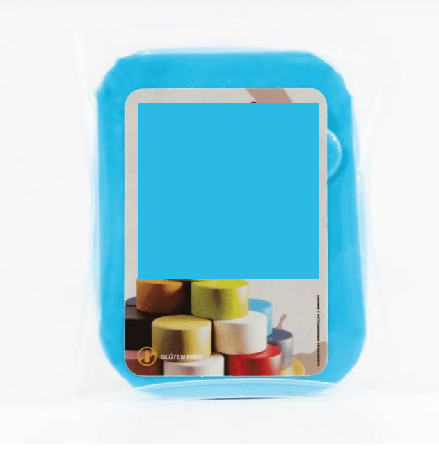 Pasta de Açúcar Azul Céu - 1kg