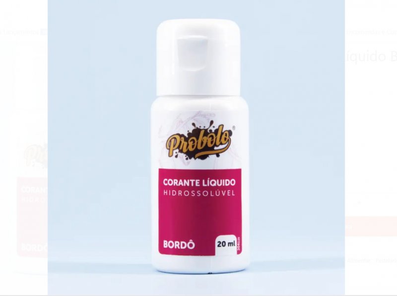 Corante Liquido Bordô - 20ml