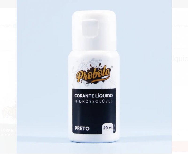 Corante Liquido Preto - 20ml